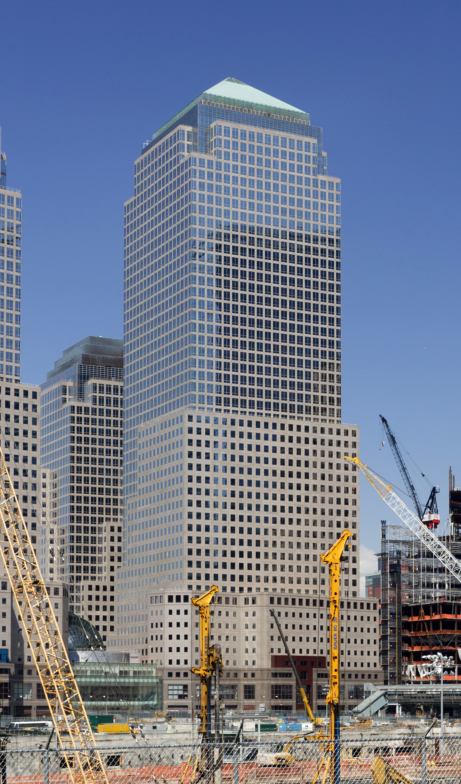 Three World Financial Center, New York City - View from the south. © Mathias Beinling
